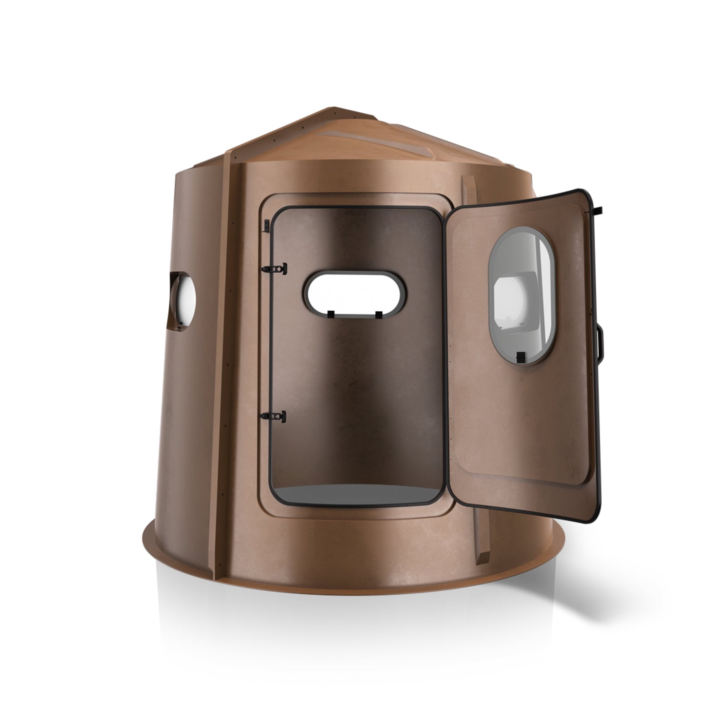 Maverick 5-Shooter GX Deer Blind in Brown with Clear Windows - 00240