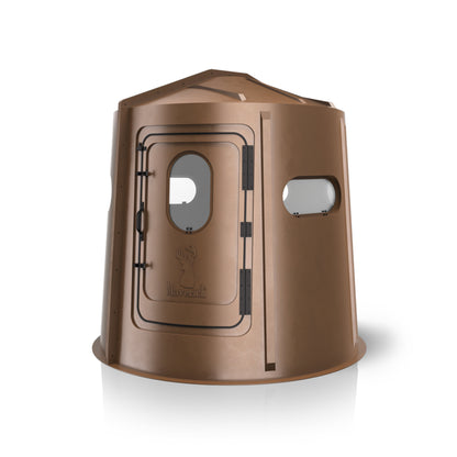 Maverick 5-Shooter GX Deer Blind in Brown with Clear Windows - 00240