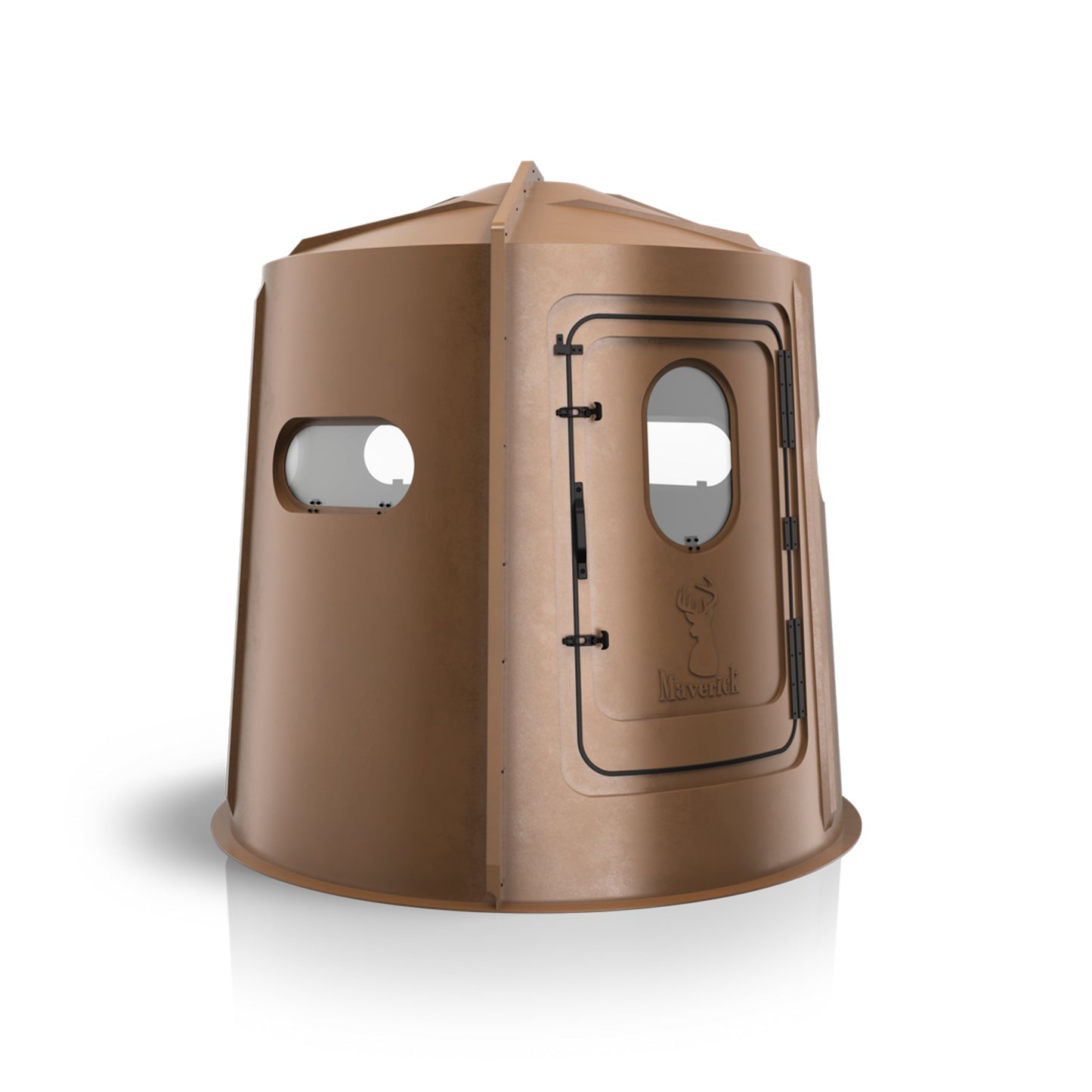 Maverick 5-Shooter GX Deer Blind in Brown with Clear Windows - 00240