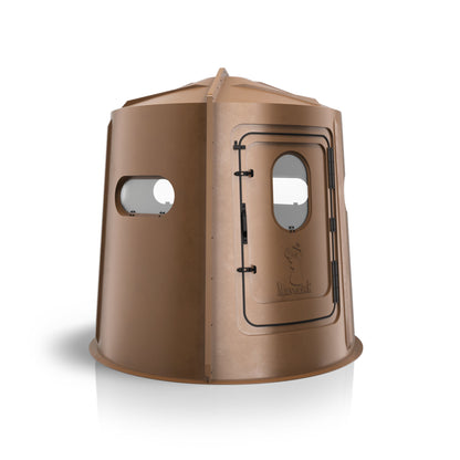 Maverick 5-Shooter GX Deer Blind in Brown with Clear Windows - 00240