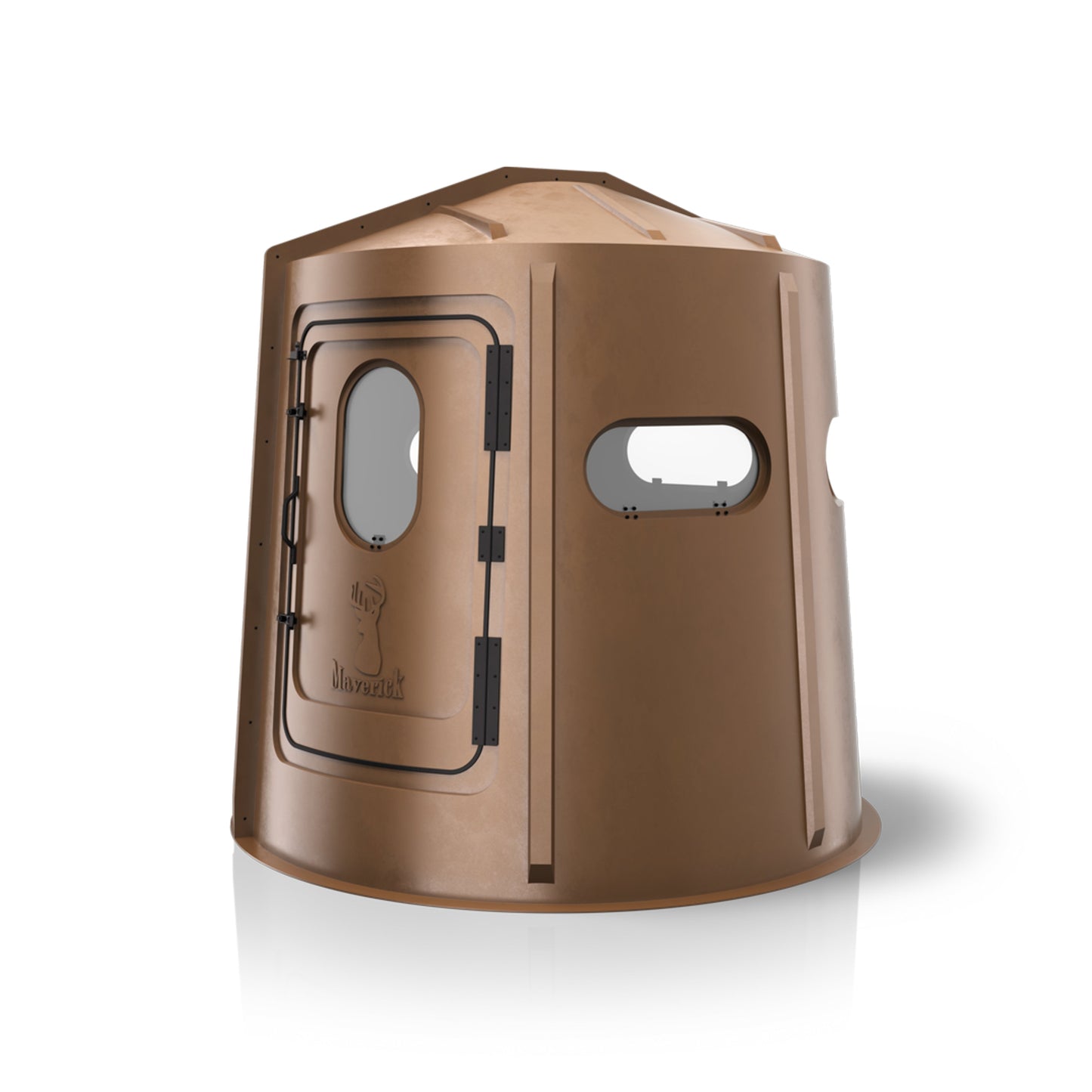 Maverick 5-Shooter GX Deer Blind in Brown with Clear Windows - 00240