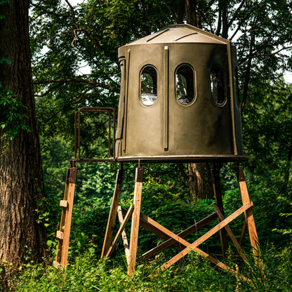 Maverick 6-Shooter Deer Hunting Blind in Brown with Tinted Windows - 00222