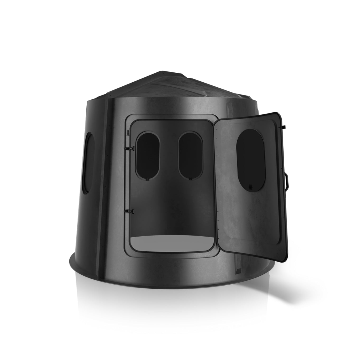 Maverick 6-Shooter Deer Hunting Blind in Black with Tinted Windows - 00208