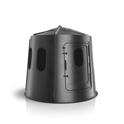 Maverick 6-Shooter Deer Hunting Blind in Black with Tinted Windows - 00208