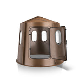 Maverick 6-Shooter Deer Hunting Blind in Brown with Clear Windows - 00221