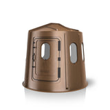 Maverick 6-Shooter Deer Hunting Blind in Brown with Clear Windows - 00221