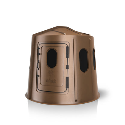 Maverick 6-Shooter Deer Hunting Blind in Brown with Tinted Windows - 00222