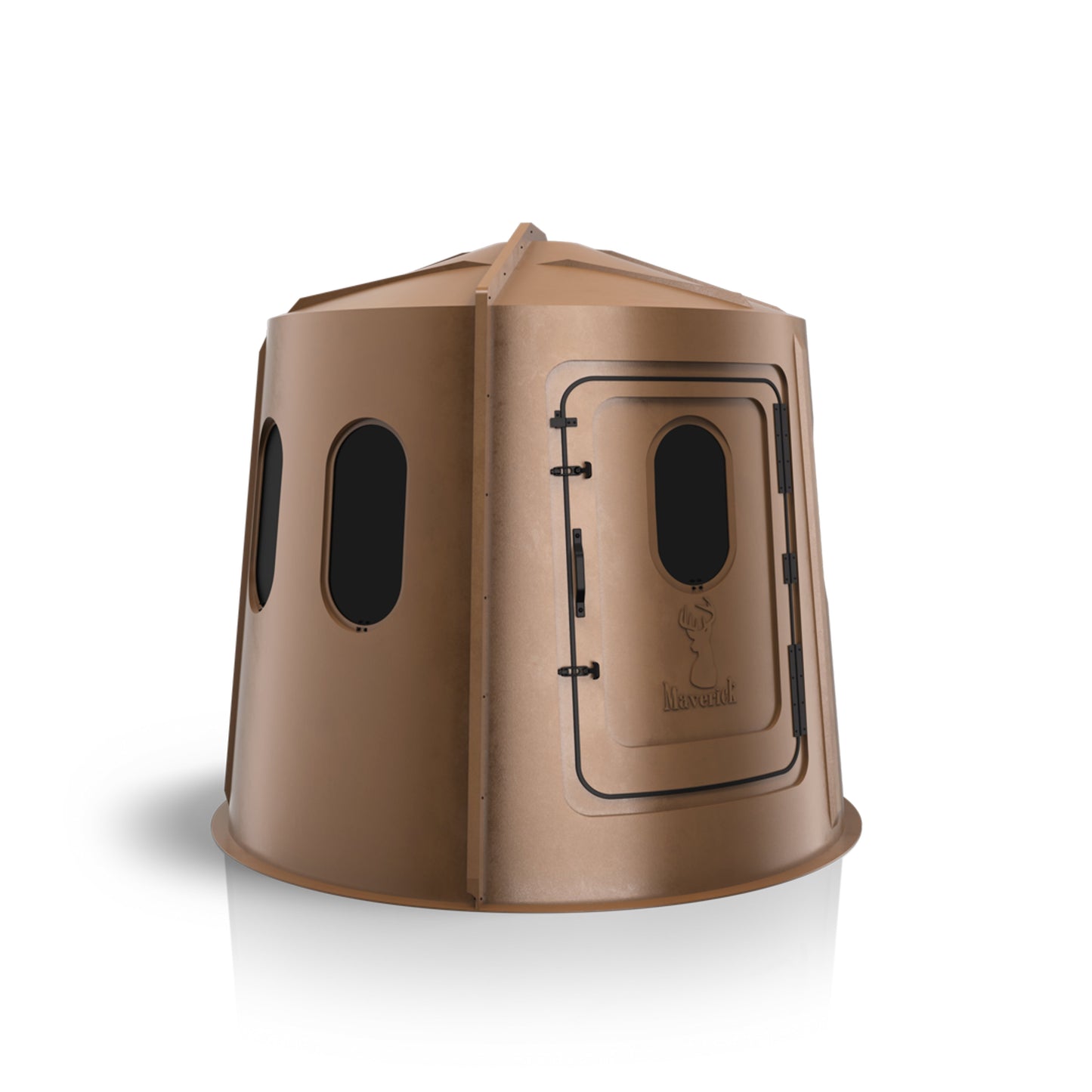 Maverick 6-Shooter Deer Hunting Blind in Brown with Tinted Windows - 00222