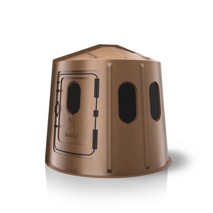 Maverick 6-Shooter Deer Hunting Blind in Brown with Tinted Windows - 00222