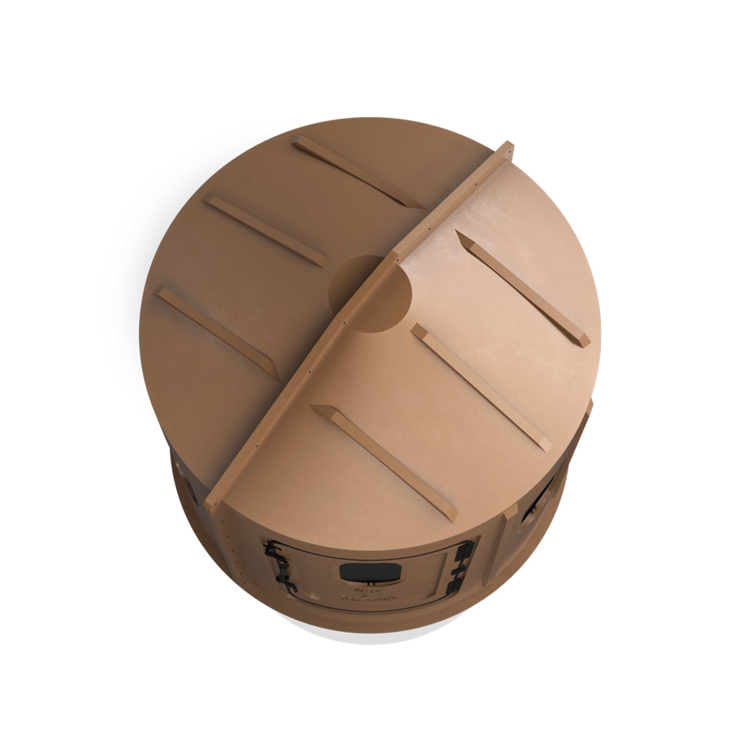 Maverick 6-Shooter Deer Hunting Blind in Brown with Tinted Windows - 00222
