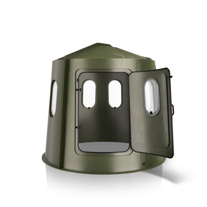 Maverick 6-Shooter Deer Hunting Blind in Green with Clear Windows - 00236