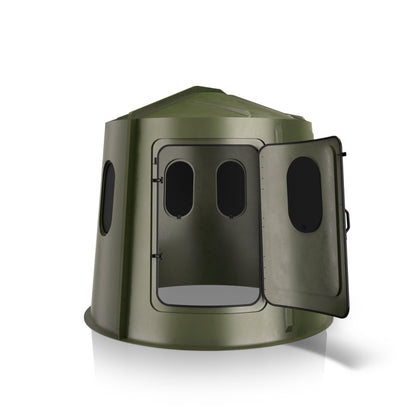 Maverick 6-Shooter Deer Hunting Blind in Green with Tinted Windows - 00207