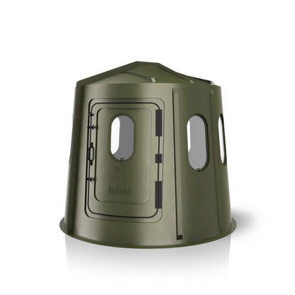 Maverick 6-Shooter Deer Hunting Blind in Green with Clear Windows - 00236