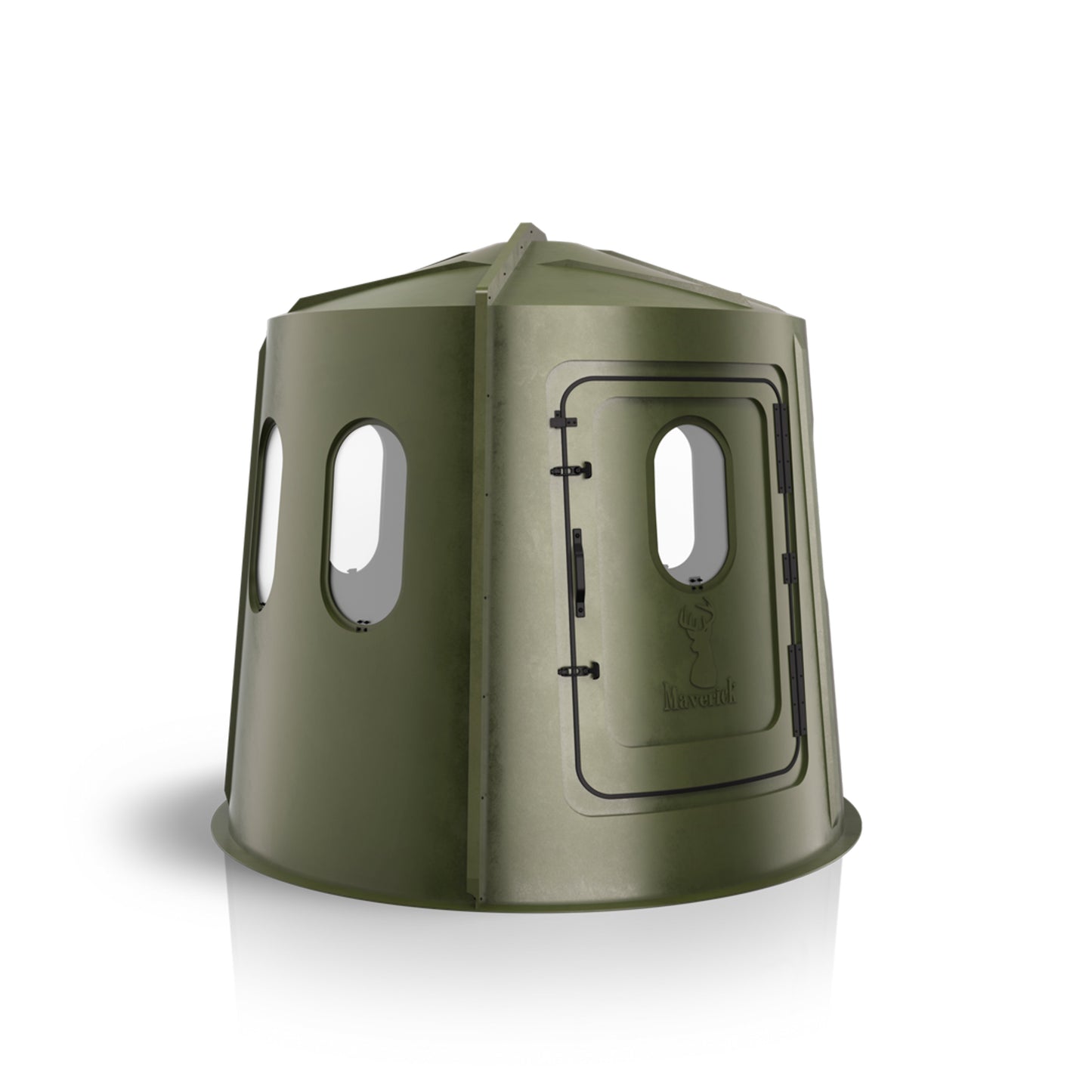 Maverick 6-Shooter Deer Hunting Blind in Green with Clear Windows - 00236