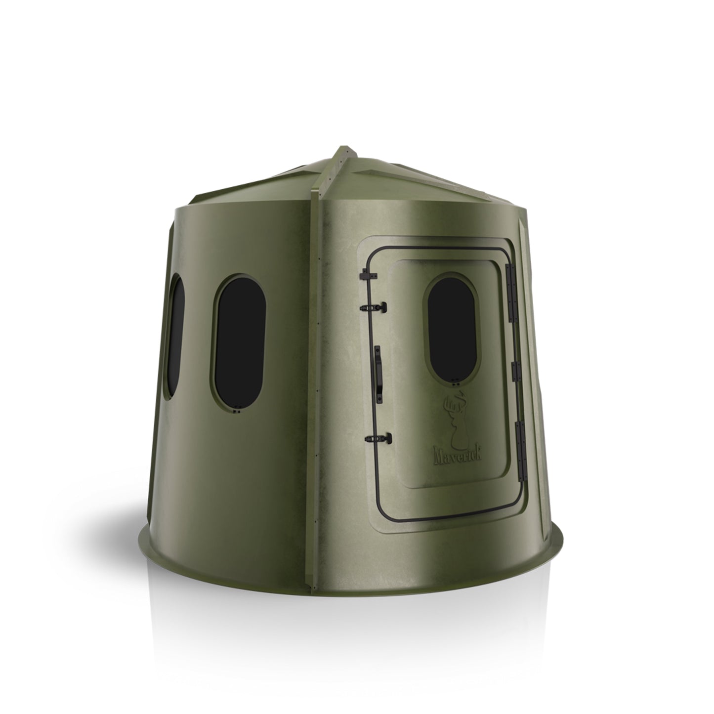 Maverick 6-Shooter Deer Hunting Blind in Green with Tinted Windows - 00207