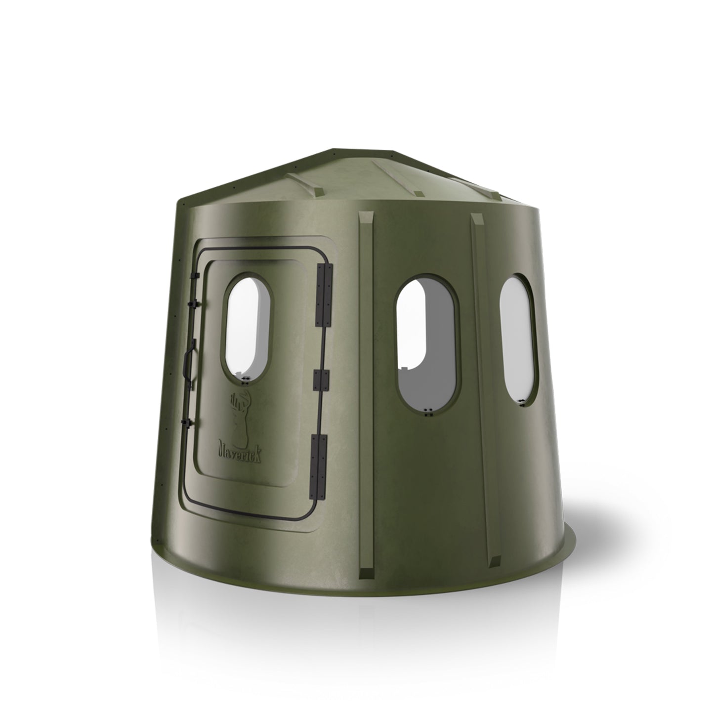 Maverick 6-Shooter Deer Hunting Blind in Green with Clear Windows - 00236