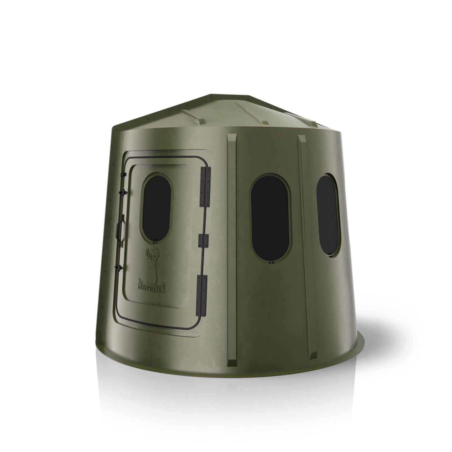 Maverick 6-Shooter Deer Hunting Blind in Green with Tinted Windows - 00207