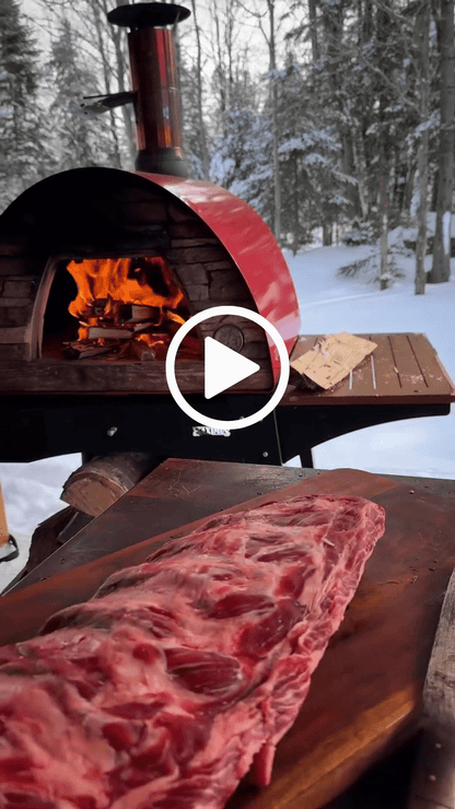 MAXIMUS PRIME LARGE PORTABLE PIZZA OVEN RED