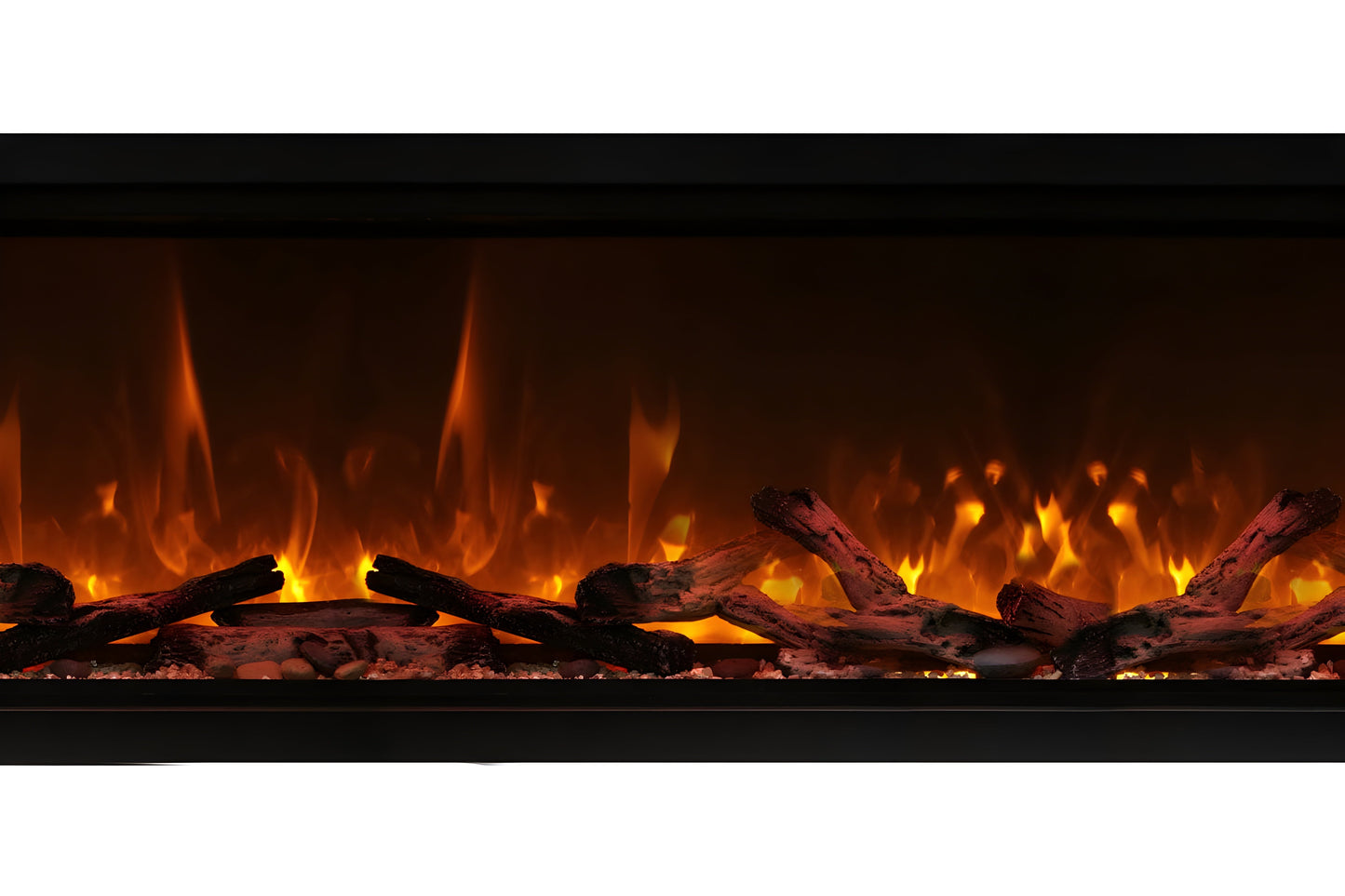 Remii 55" Extra Tall Deep Built-In Indoor and Outdoor Linear Electric Fireplace - 102755-XT