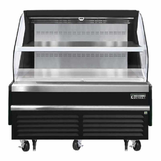 Everest Commercial 60" Horizontal Open Air Display Merchandiser - EOMH-60-B-35-T