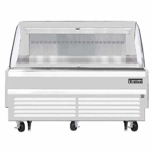 Everest Commercial 73" Open Air Display Merchandiser Refrigerator Horizontal 11.4 cu. ft. - EOMH-72-W-35-S
