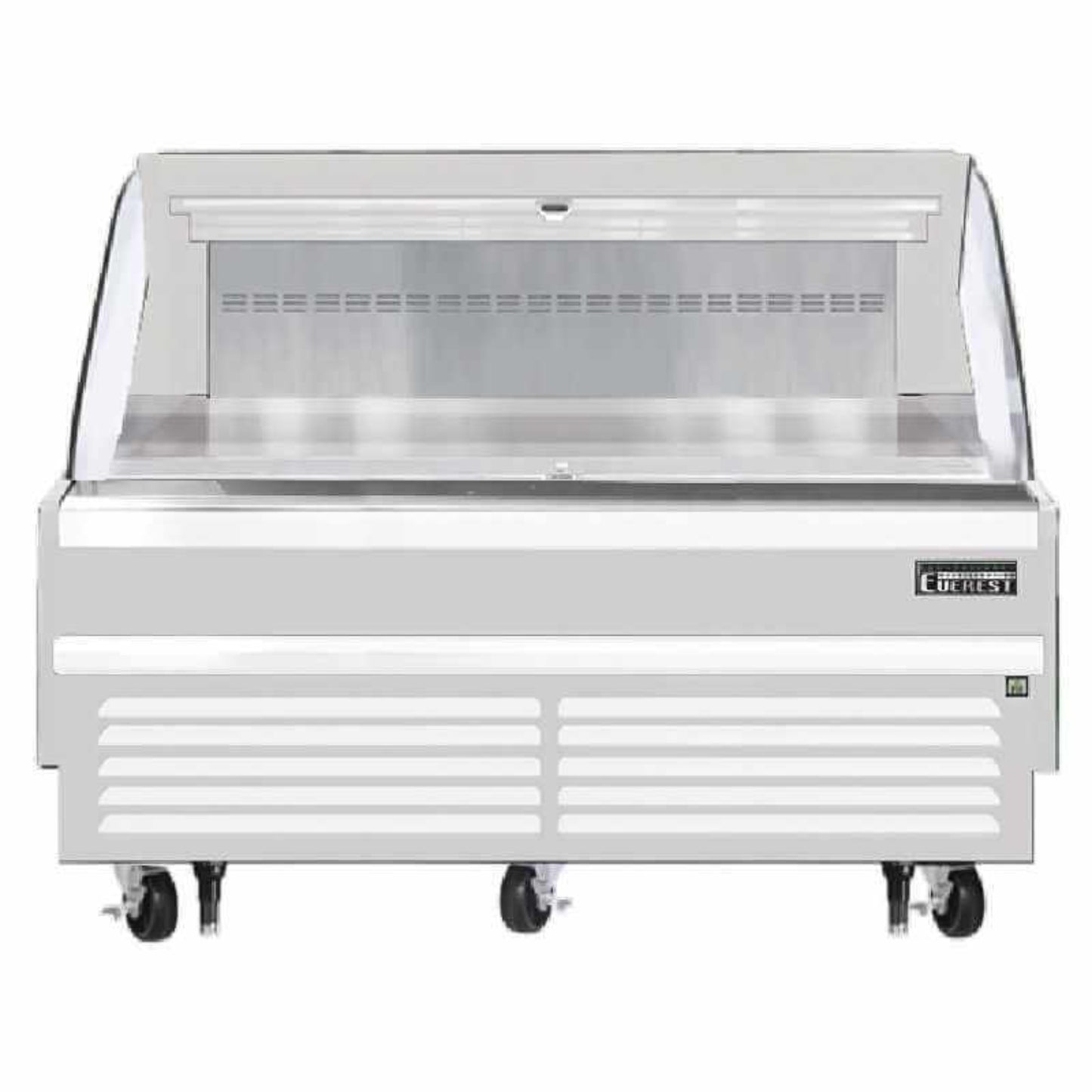 Everest Commercial 73" Open Air Display Merchandiser Refrigerator Horizontal 11.4 cu. ft. - EOMH-72-W-35-S