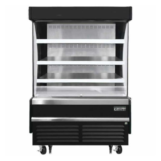 Everest Commercial 48" Open Air Display Merchandiser Vertical - EOMV-48-B-28-S