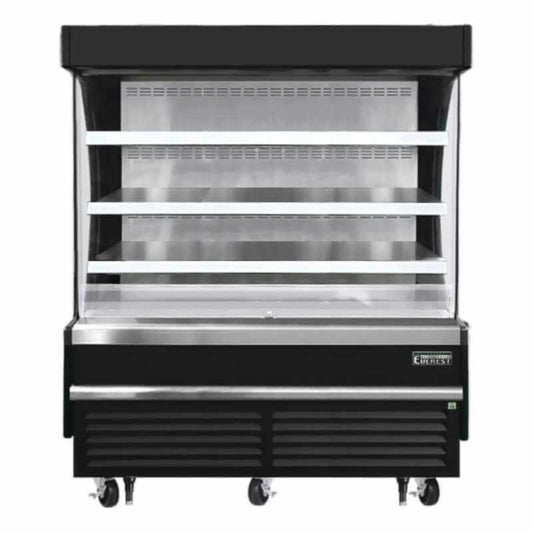 Everest Commercial 60" Vertical Open Air Display Merchandiser - EOMV-60-B-28-S