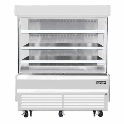 Everest Commercial 60" Vertical Open Air Display Merchandiser - EOMV-60-W-28-S