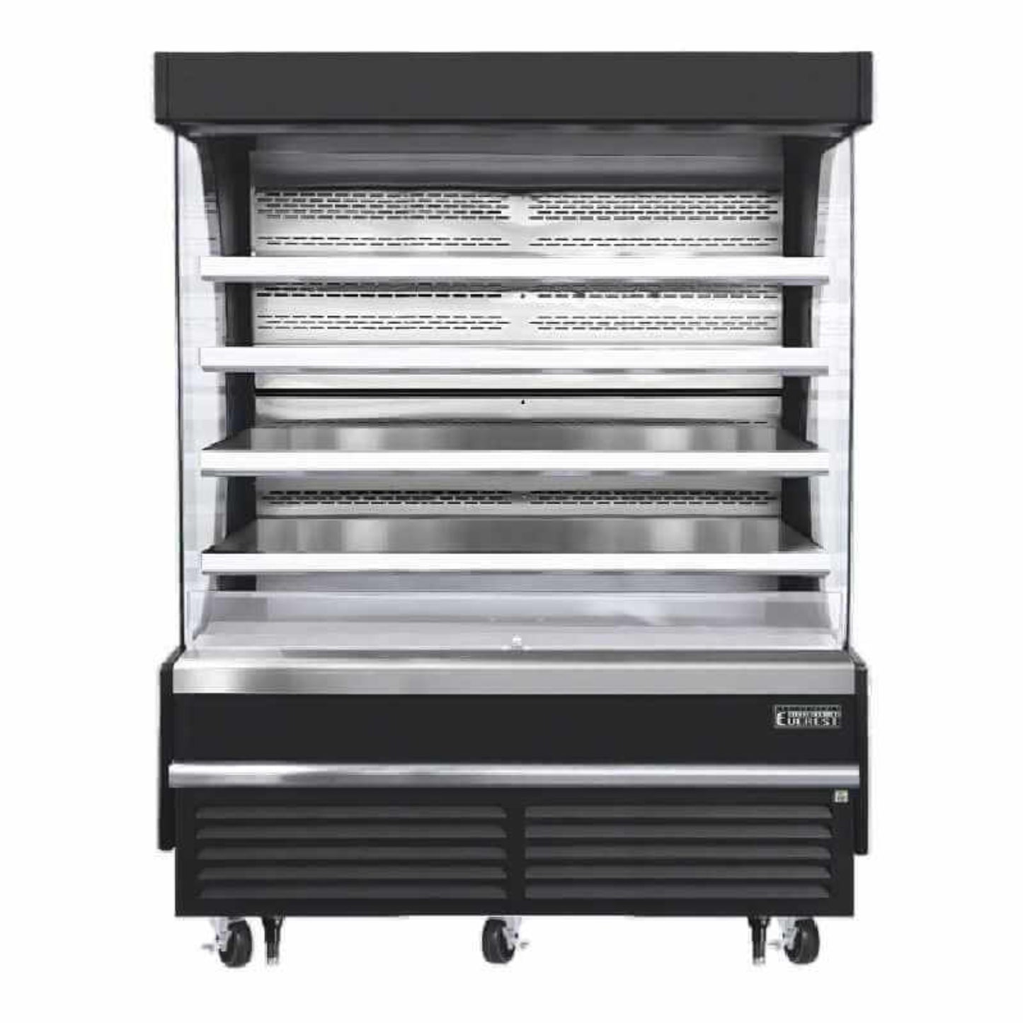 Everest Commercial 73" Vertical Open Air Display Merchandiser Refrigerator 37 cu. ft. - EOMV-72-B-35-T