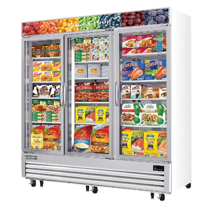 Everest Commercial 74" 3 Glass Door Merchandiser Freezer - EMGF69