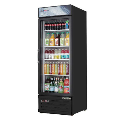 Everest Commercial 28" 1 Swing Glass Door Merchandiser Refrigerator 25 cu.ft - EMGR24B