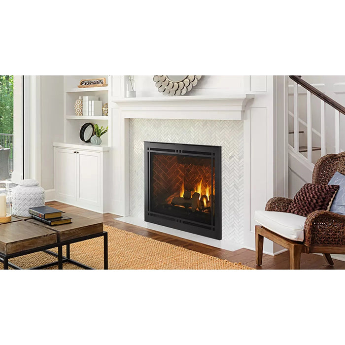 Majestic Meridian Series Single-Sided Direct Vent Traditional Gas Fireplace with IntelliFire Touch Ignition System - MER36N