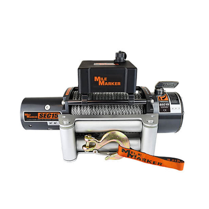 Mile Marker SEC12 – 12000 lb. Electric Winch - 76-50251BW