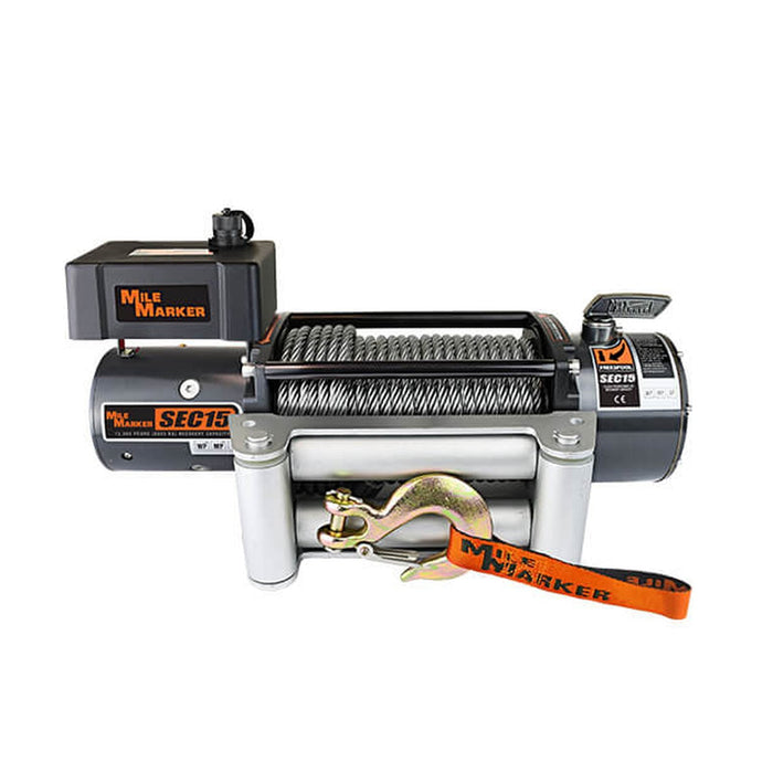 Mile Marker SEC12 – 12000 lb. Electric Winch - 76-50251BW