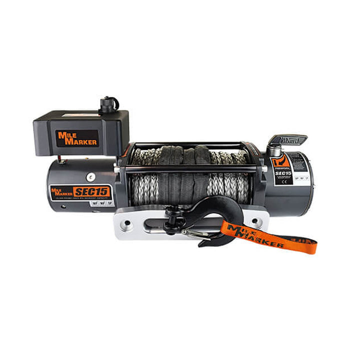 Mile Marker SEC15 – 15000 lb. Electric Winch - 76-50260W