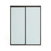 Doors22 80x96 Glass Sliding Closet Door MIlky 2 panels - CLB80x96milky