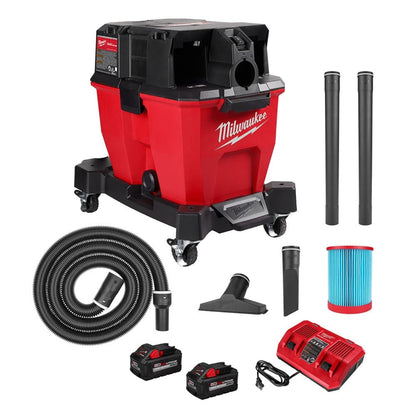 Milwaukee 0920-22HD M18 FUEL 9-Gallon Dual-Battery Wet/Dry Vacuum Kit - 704640