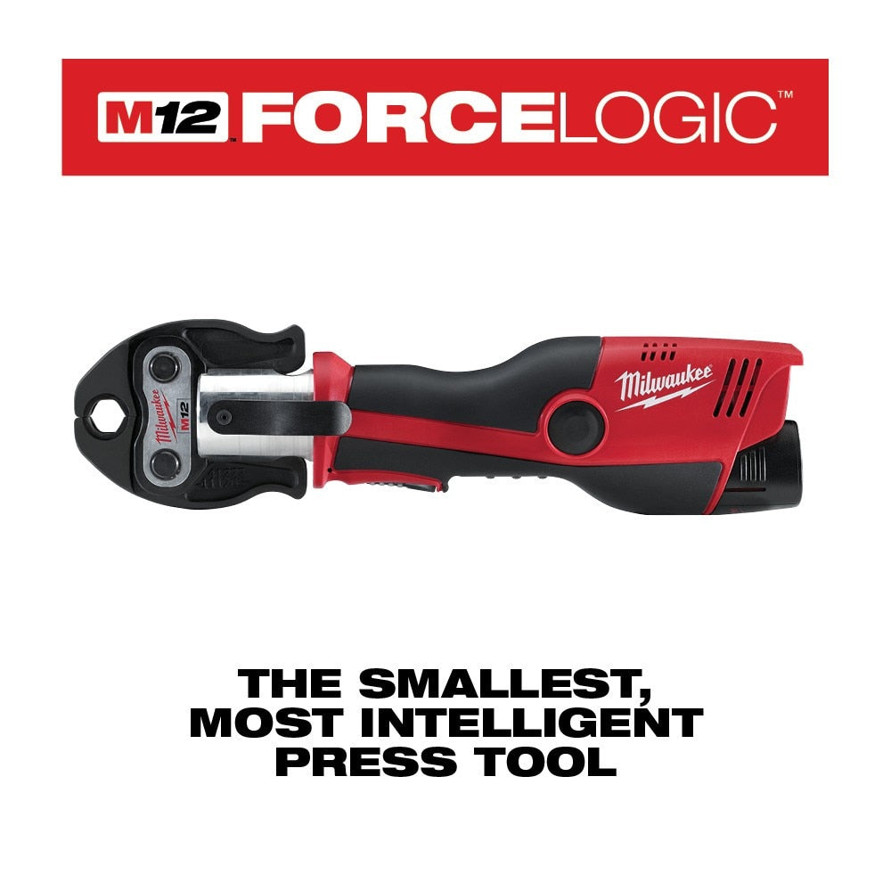 Milwaukee 2473-22 M12 1/2" - 1" Force Logic Press Tool Kit