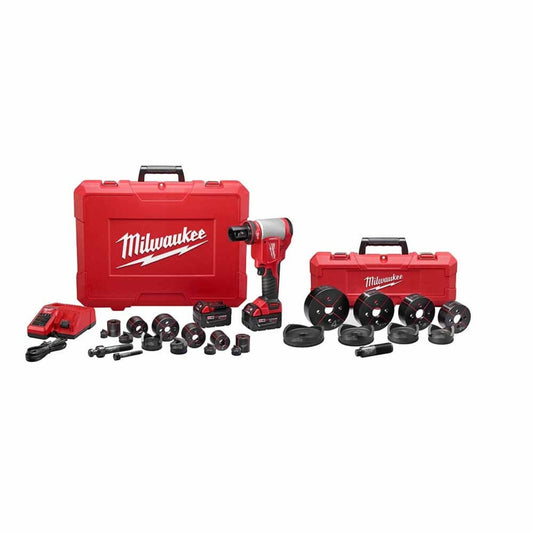Milwaukee 2676-23 FORCELOGIC M18 10-Ton Knockout Tool 1/2" to 4" Kit - 311051