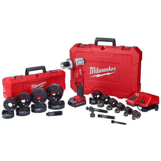 Milwaukee 2677-23 M18 FORCELOGIC 6T Knockout Tool 1/2" - 4" Kit - 363916