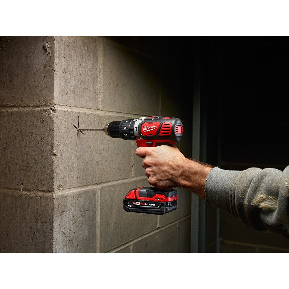 Milwaukee 2696-24 M18 Cordless Combo Compact Hammer Drill/Sawzall/1/4 Hex Impact Driver/Work Light/Charger/2 Battery