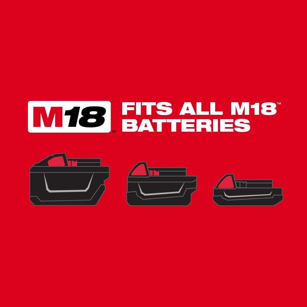 Milwaukee 2696-24 M18 Cordless Combo Compact Hammer Drill/Sawzall/1/4 Hex Impact Driver/Work Light/Charger/2 Battery