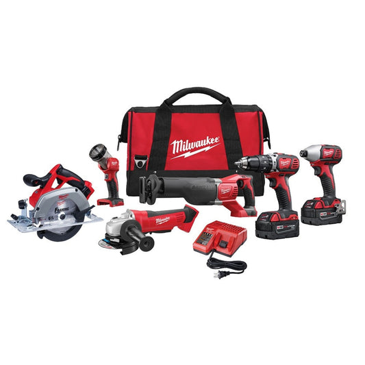 Milwaukee 2696-26 M18 6 - Tool Combo Kit - 1643