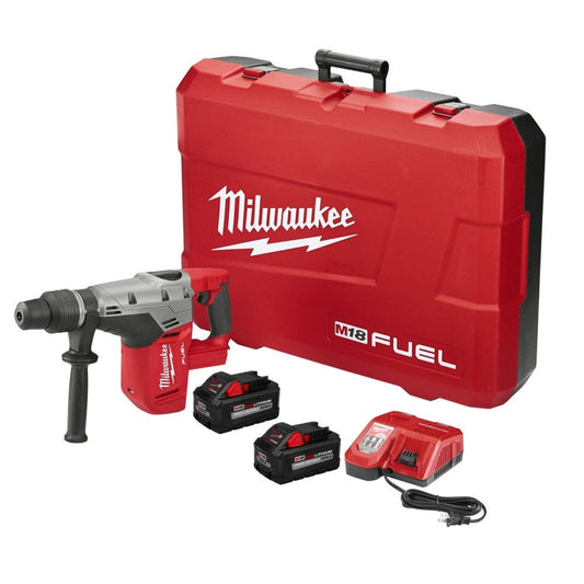 Milwaukee 2717-22HD M18 FUEL 1-9/16" SDS Max Rotary Hammer Kit with 2 Batteries - 694790