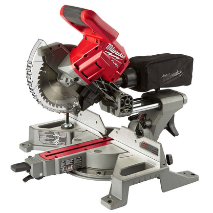 Milwaukee 2733-20 M18 FUEL 7-1/4" Dual Bevel Sliding Compound Miter Saw Bare Tool - 384442