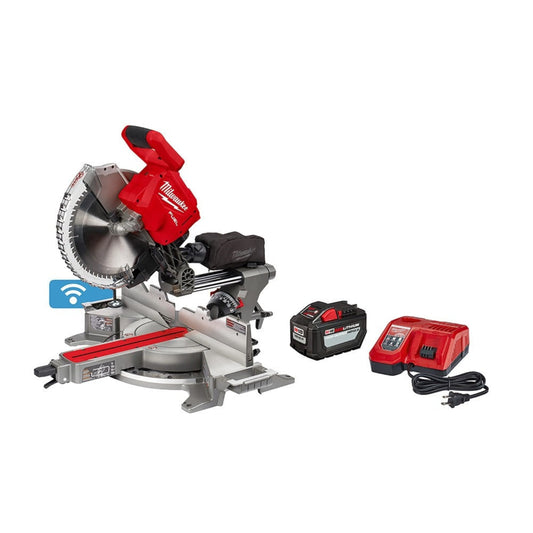 Milwaukee 2739-21HD M18 FUEL 12" Dual Bevel Sliding Compound Miter Saw Kit - 585880