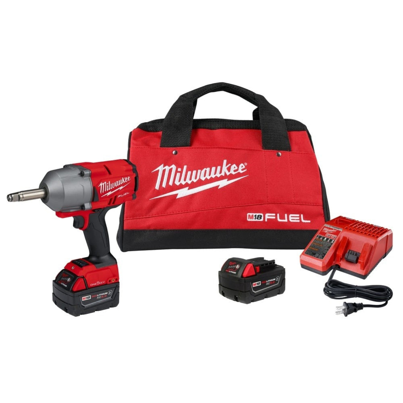 Milwaukee 2769-22R M18 FUEL 1/2" Ext. Anvil Controlled Torque Impact Wrench w/ONE-KEY Kit - 705609
