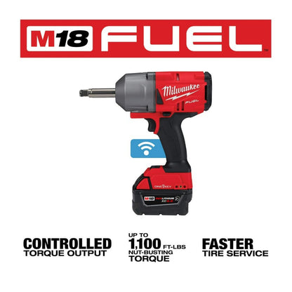 Milwaukee 2769-22R M18 FUEL 1/2" Ext. Anvil Controlled Torque Impact Wrench w/ONE-KEY Kit - 705609