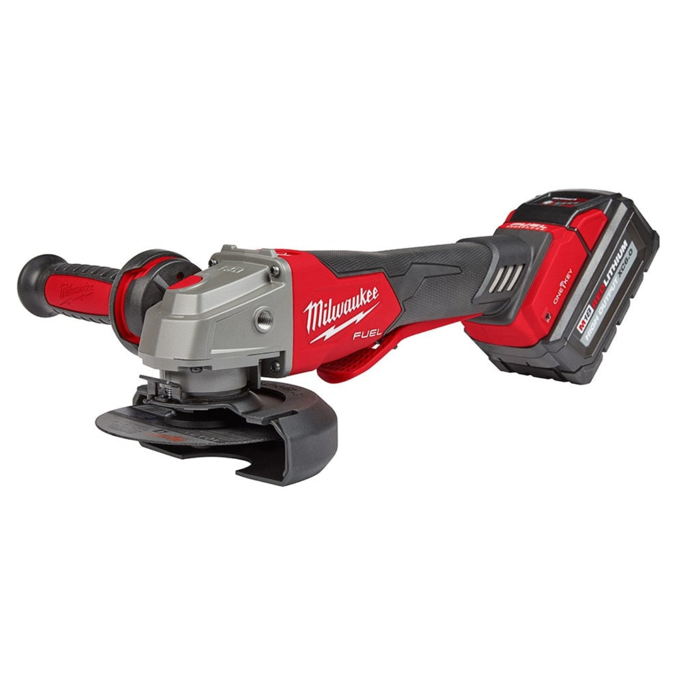 Milwaukee 2882-22 M18 FUEL 4-1/2" / 5" Braking Grinder w/ ONE-KEY  Paddle Switch, No-Lock Kit - 656497